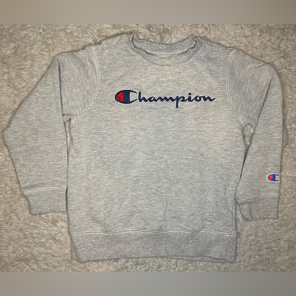 Kids Champion Crew Neck Sweatshirt